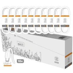 Pack 10 cables usb 2.0 tech...